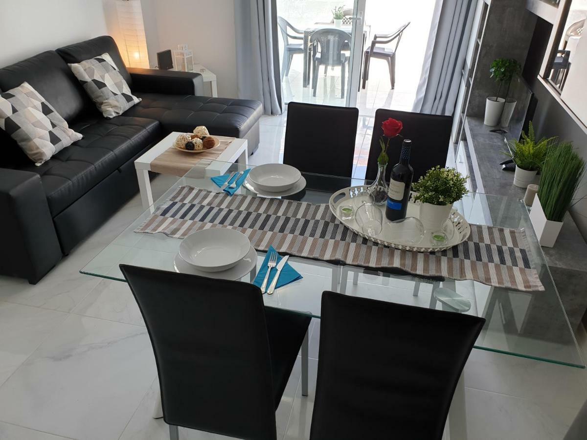 Casa Las Flores With Heated Pool, Only 490 Meters To The Beach, Balcony, Wifi Arona  Zewnętrze zdjęcie